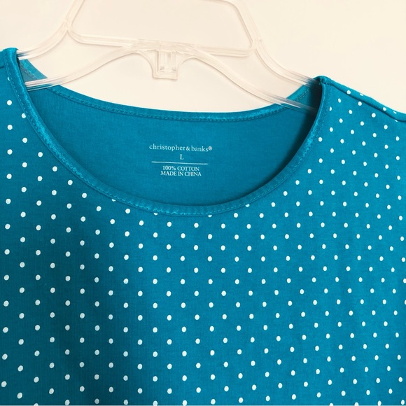 Christopher & Banks Polka Dot top bundle - Picture 2 of 6